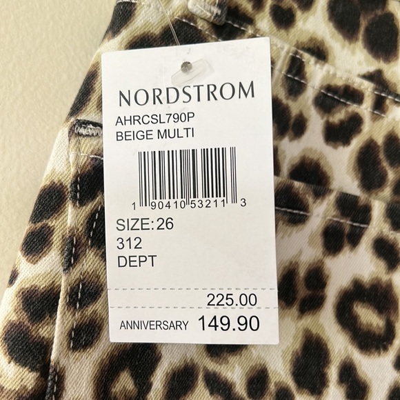 Frame leopard print jeans, size 26, NWT - Picture 5 of 6